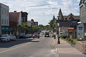 Downtown Amherst, Nova Scotia in the morning