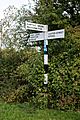 Fingerpost at High Laver and Matching Essex England