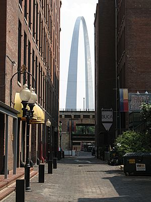 The Gateway Arch from Laclede's Landing