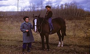 Helen Jeffries and Dave Robertson - Cree - Onion Lake Sask 1946