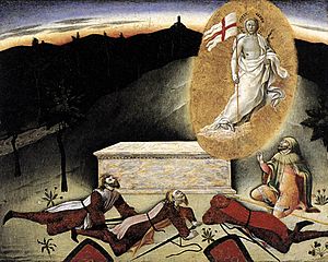 Master of the Osservanza - The Resurrection - WGA14606