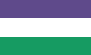 Suffragette flag (United Kingdom)