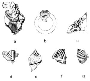Sutton Hoo helmet - design 3 fragments