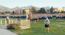 US Army physical fitness uniform, Fort Bliss Post Run, 14May2013