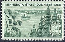 USstampMNstatehood1858-1958