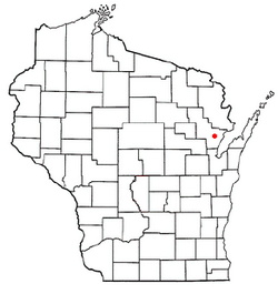 Location of Stiles, Wisconsin