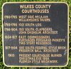 Wilkes County, Georgia Courthouses Plaque