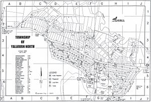 Yallourn North Map Latrobe City 2003