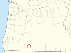 1785R Klamath Reservation Locator Map