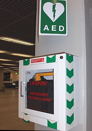 Automated External Defibrillator Amsterdam airport