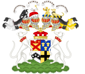 Coats of Arms of the Barons Hovell-Thurlow-Cumming-Bruce