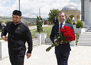 Dmitry Medvedev and Ramzan Kadyrov 19 June 2012 09