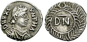 Gunthamund coin 484-496
