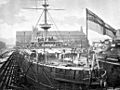 HMS Empress of India Stern Drydock