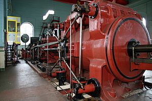 Monstrous steam engine, Astley Green, Lancashire
