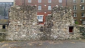 Northern Wall of Canute's Palace, Southampton