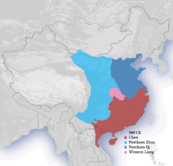 Northern and Southern Dynasties 560 CE.png