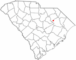 Location of Timmonsville in South Carolina