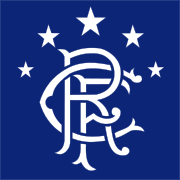 Scroll crest with five stars, worn on the Rangers shirt 2003–present.