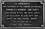 StateLibQld 1 193451 Commemorative stone for Edmund B. C. Kennedy, unveiled at Cardwell, 1948