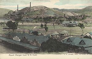 StateLibQld 2 237174 View of the town of Mount Morgan and the mine beyond