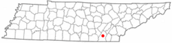 Location of Middle Valley, Tennessee
