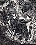 The Death of King Warwulf - Frederick Sandys
