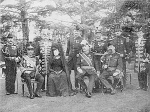 The french mission at the funeral of Meiji emperor