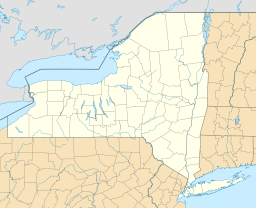 Location of Echo Lake in New York, USA.