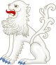White Lion of Mortimer Badge of Edward IV.svg