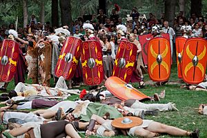 Batalla entre castrexos e romanos
