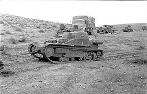 Bundesarchiv Bild 101I-783-0107-27, Nordafrika, italienischer Panzer L3-33