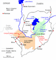 Congo Pedicle map showing neighbouring Zambia