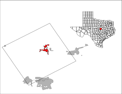 Location of Gatesville, Texas
