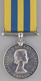 Korea Medal, Canada 1950-53 Obverse