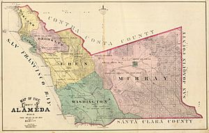 Map of Alameda County 1878 LARGE