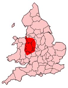 Map of the Territory of the Cornovii (Midlands)