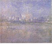 Monet - Vetheuil im Nebel