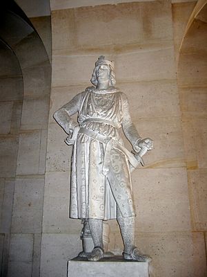 Statue of Robert d'Artois in Versailles