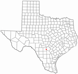 Location of Castroville, Texas