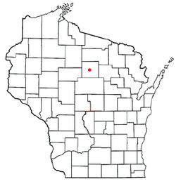 Location of Rock Falls, Wisconsin