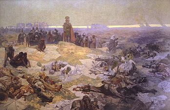 After the Battle of Grunwald - Alfons Mucha