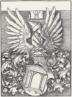 Albrecht Dürer - Coat of Arms of the House of Dürer - WGA07258