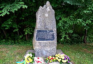 Battle of Kirhholm Stone (other memorial) in Salaspils, Latvia