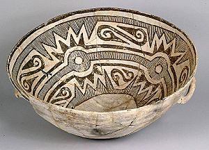 Bowl Chaco Culture NM USA