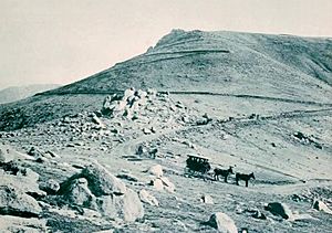 Carriage Road - Pikes Peak series of photographs - Charles S. Lee - 1893