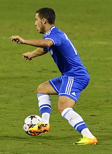 Eden Hazard Chelsea vs AS-Roma 10AUG2013