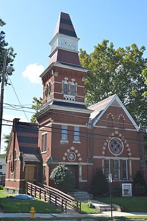 First Universalist Church, a historic site in the borough