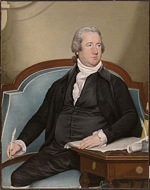 Frederick Augustus Conrad Muhlenberg by Joseph Wright, 1790, oil on canvas with applied wood strip, from the National Portrait Gallery - NPG-7400002A 2.jpg