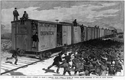 Great Railway Strike 1886 - E St Louis